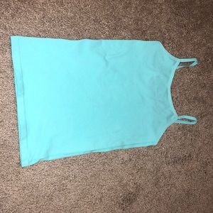 Blue tank
